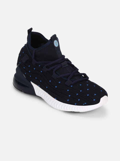 

Columbus Men Navy Blue Mesh Running Shoes