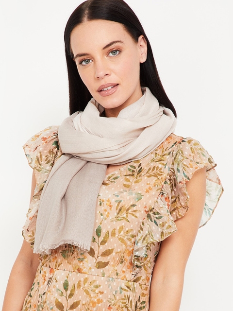 

Ginger by Lifestyle Women Grey Solid Stole