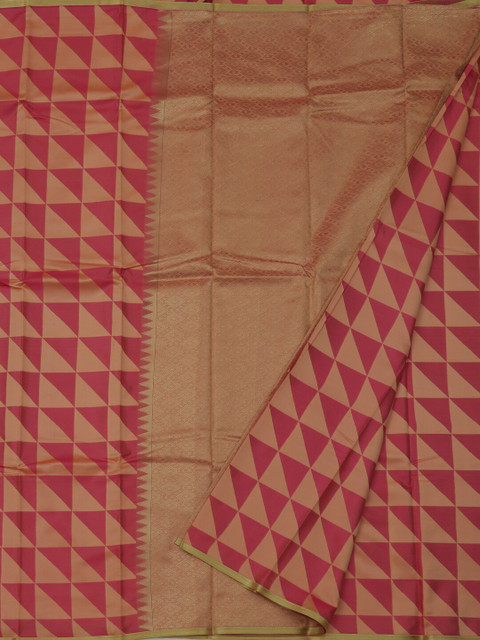

Pothys Cream-Coloured & Pink Art Silk Woven Design Saree