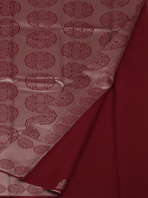 

Pothys Maroon Woven Design Art Silk Saree