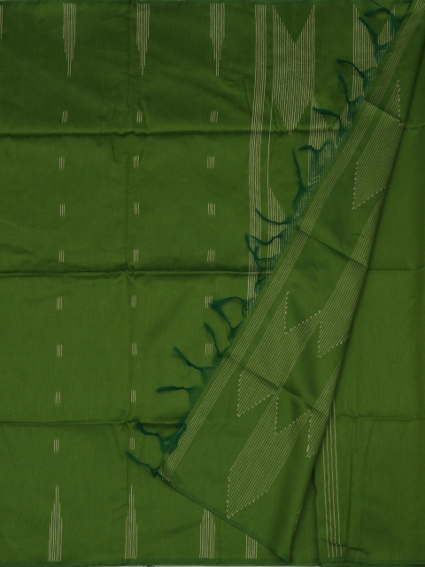 

Pothys Green Woven Design Jute Silk Saree