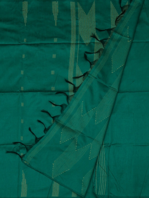 

Pothys Green Woven Design Jute Silk Saree