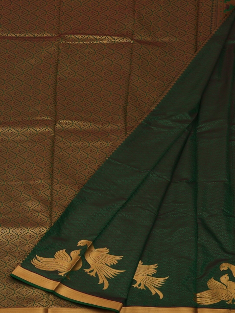 

Pothys Pink & Green Art Silk Woven Design Saree