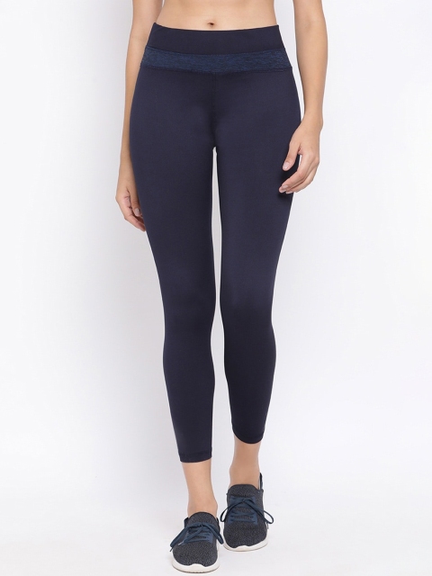 

BUKKUM Women Navy Blue Solid Tights