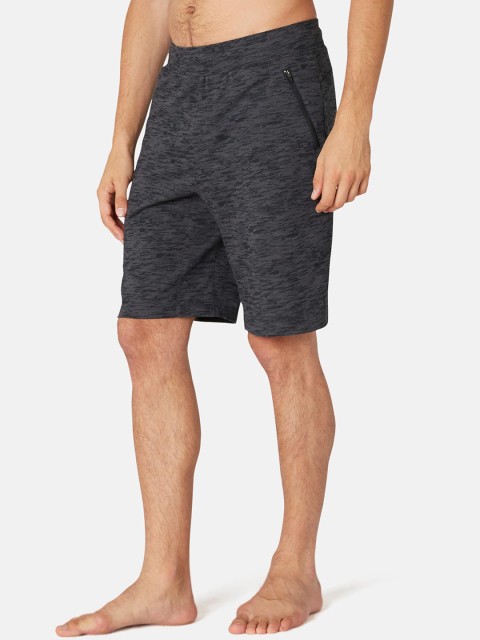 

NYAMBA By Decathlon Men Charcoal Grey Printed Regular Shorts