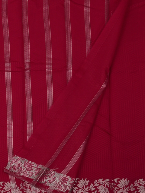

Pothys Pink Striped Art Silk Saree