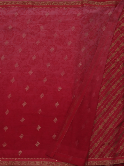 

Pothys Pink Printed Poly Georgette Saree