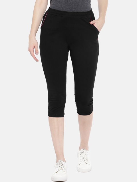 

Sweet Dreams Women Black Solid Regular Fit Capris