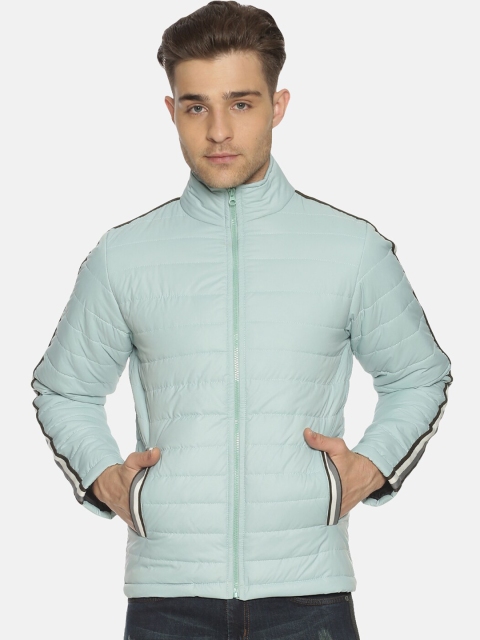 

Campus Sutra Men Green Solid Windcheater Puffer Jacket