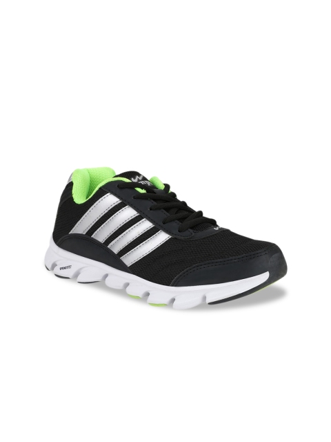 

Campus Women Black Mesh Running Shoes