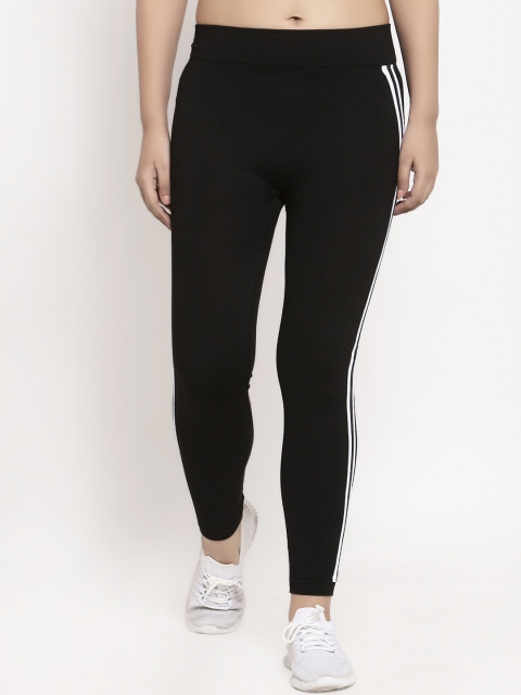 

KLOTTHE Women Black Striped Tights