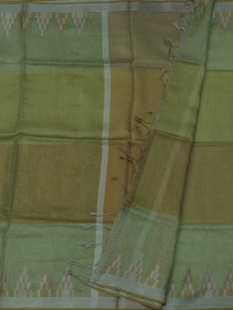 

Pothys Green Solid Tissue Saree