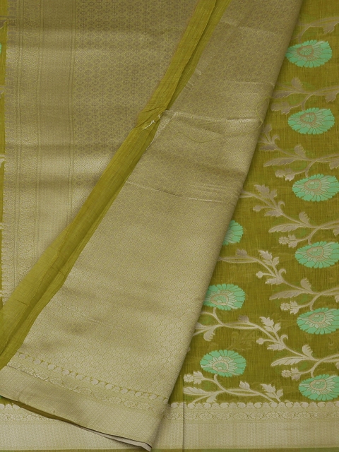 

Pothys Green Woven Design Art Silk Saree