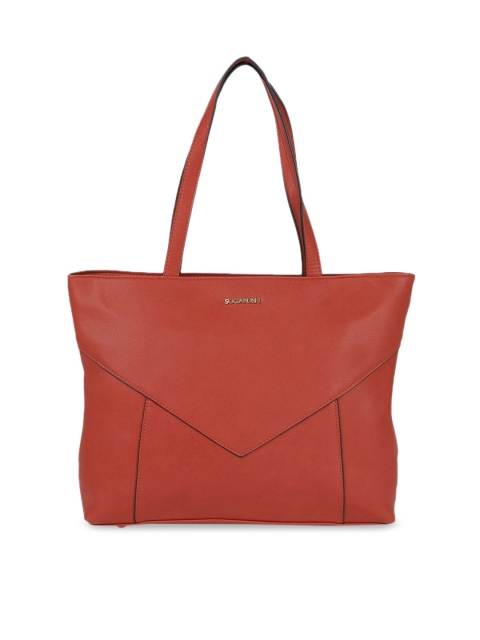 

Sugarush Rust Red Solid Shoulder Bag