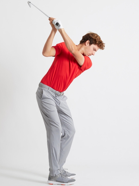 

Inesis By Decathlon Men Grey Regular Fit Solid Chinos