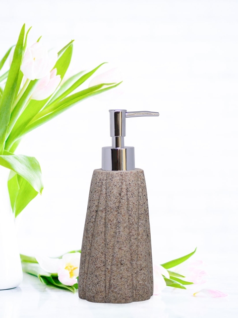 

Shresmo Beige Self-Design Liquid Soap Dispenser