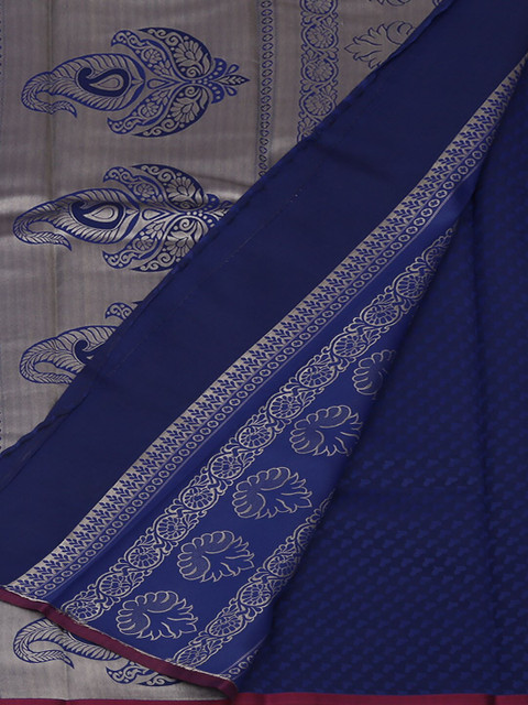 

Pothys Blue Woven Design Art Silk Saree