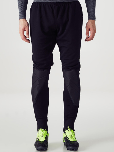 

Kipsta By Decathlon Men Black Solid Goalkeeper Tights