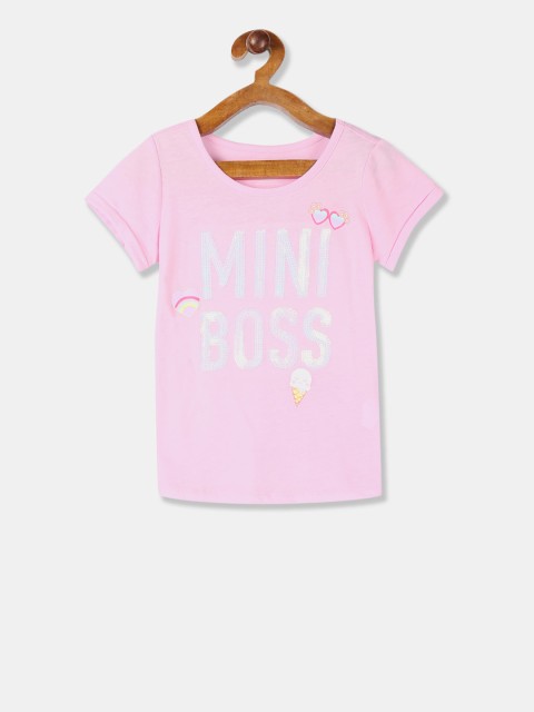 

The Childrens Place Girls Pink Printed Top