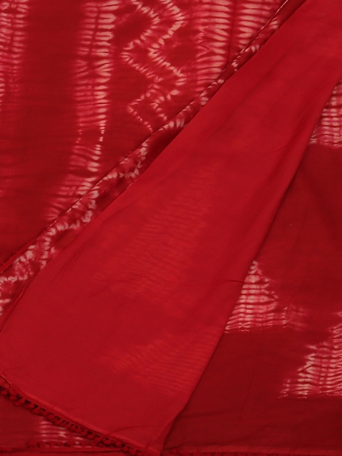 

Pothys Red Dyed Pure Cotton Saree