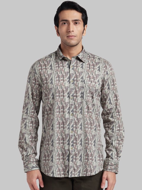 

Parx Men Multicoloured Regular Fit Printed Casual Shirt, Multi