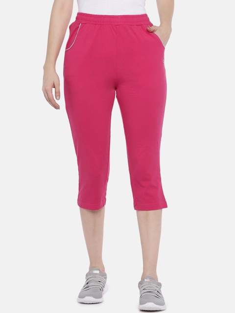 Sweet Dreams Women Pink Solid Regular Fit Capris