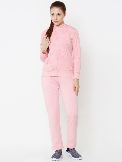 

Sweet Dreams Women Pink Printed Track Suit