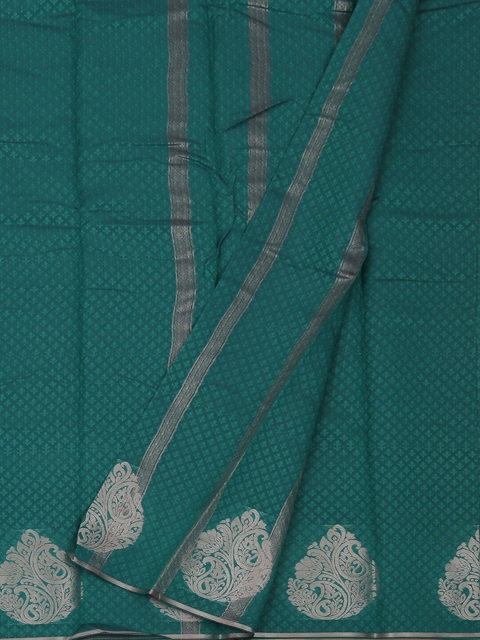 

Pothys Green Printed Art Silk Saree
