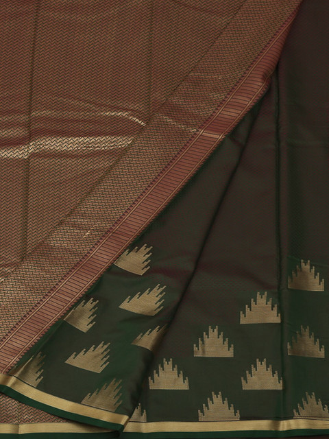 

Pothys Red & Green Art Silk Woven Design Saree