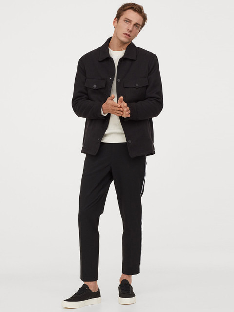 

H&M Women Black Solid Trousers Slim Fit