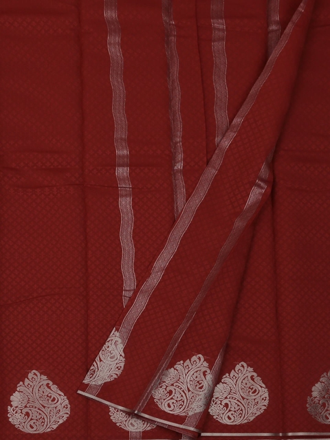 

Pothys Red Woven Design Art Silk Saree