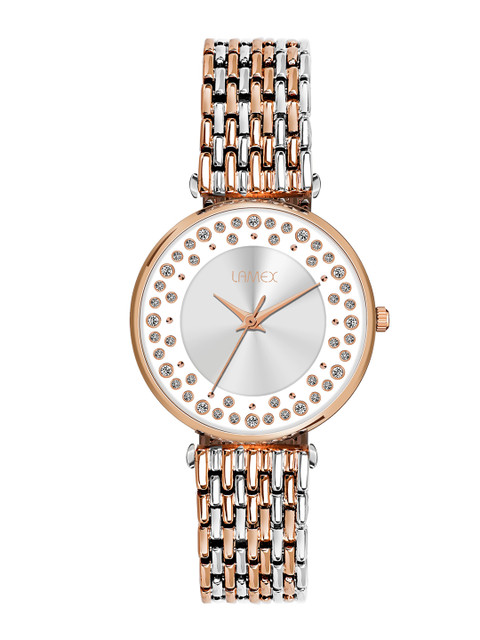 

LAMEX Women Silver-Toned Analogue Watch