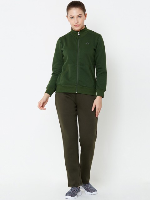 

Sweet Dreams Women Olive Green Solid Trackpants