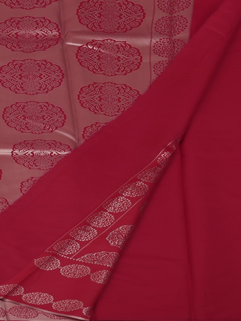 

Pothys Red & Silver Art Silk Woven Design Saree