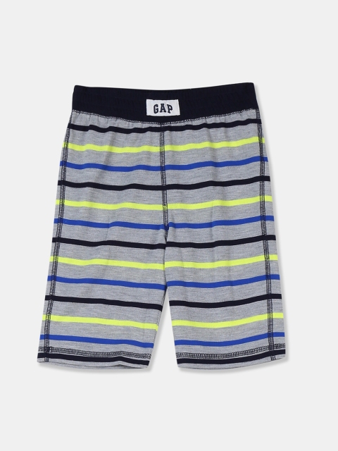 

GAP Boys Grey Stripe PJ Shorts