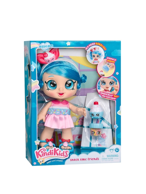 

Kindi Kids Unisex Kids Blue & Pink Jessiecake Doll