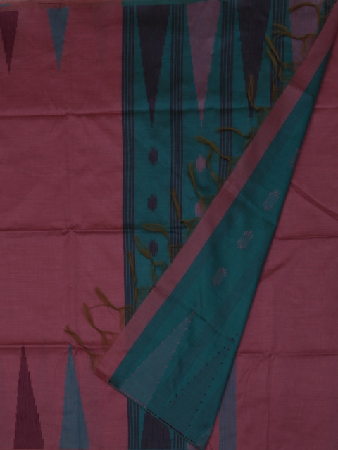

Pothys Pink Woven Design Jute Silk Saree