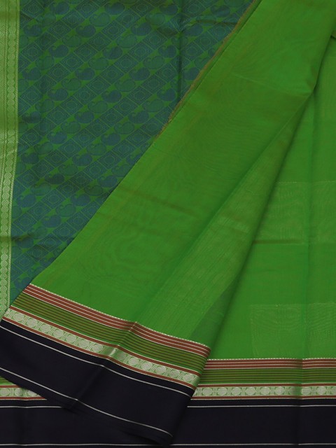 

Pothys Green Woven Design Silk Cotton Saree