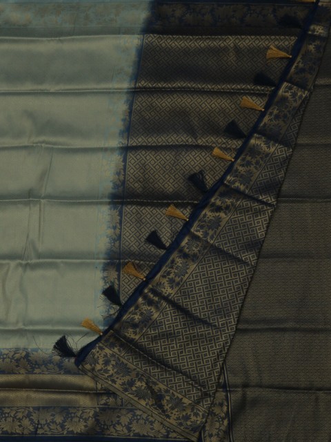 

Pothys Grey Woven Design Jute Silk Saree