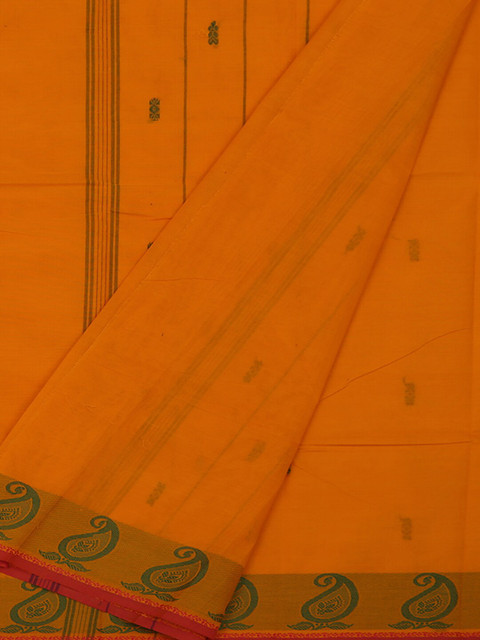 

Pothys Yellow Printed Pure Cotton Saree