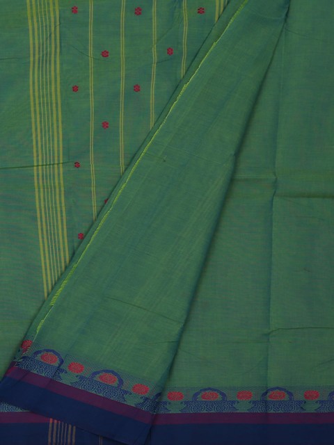 

Pothys Green Woven Design Pure Cotton Saree