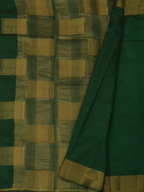 

Pothys Green Woven Design Jute Silk Saree