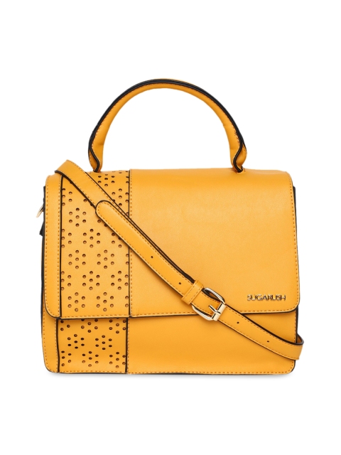 

Sugarush Yellow Solid Satchel