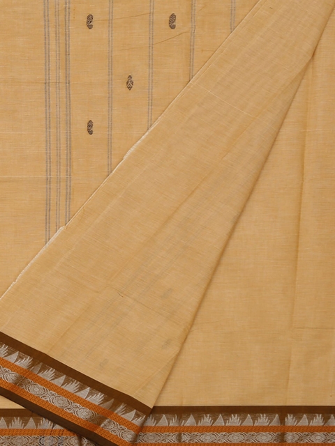 

Pothys Beige Woven Design Pure Cotton Saree