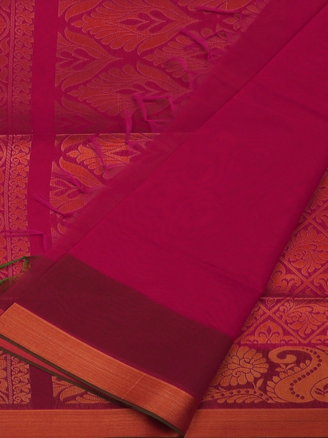 

Pothys Red Woven Design Silk Cotton Saree