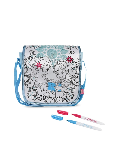 

Color Me Mine Girls Blue & White Sequin Messenger Bag