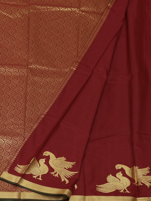 

Pothys Violet & Red Art Silk Woven Design Saree