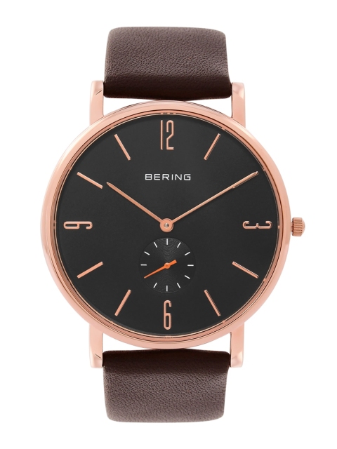 

BERING Men Brown & Black Analogue Watch