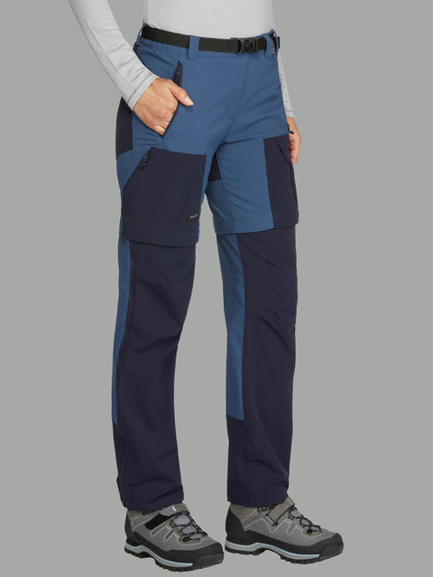

FORCLAZ By Decathlon Men Navy Blue Regular Fit Solid Chinos