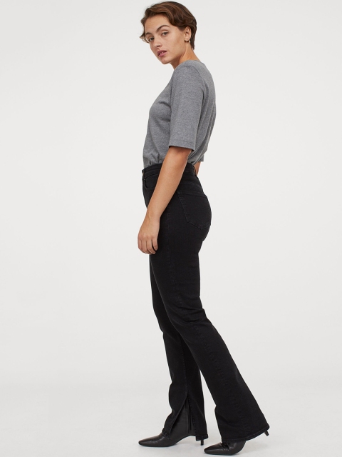 

H&M Women Black Slim High Jeans